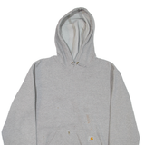 CARHARTT Loose Fit Mens Grey Hoodie L