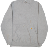 CARHARTT Loose Fit Mens Grey Hoodie L