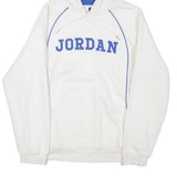 AIR JORDAN Mens White Hoodie M