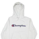 CHAMPION Mens White Hoodie M