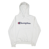 CHAMPION Mens White Hoodie M