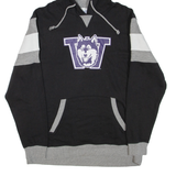 CHAMPION Washington Huskies Mens Black Hoodie USA XL