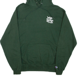 CHAMPION Mens Green Hoodie L