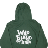 CHAMPION Mens Green Hoodie L