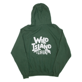 CHAMPION Mens Green Hoodie L