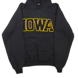 CHAMPION Iowa Hawkeyes Mens Black Hoodie S