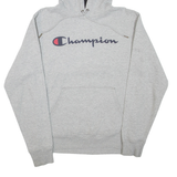 CHAMPION Mens Grey Hoodie S