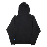 CHAMPION Mens Black Hoodie L