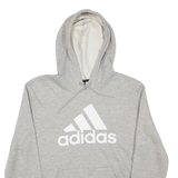 ADIDAS Mens Grey Hoodie L