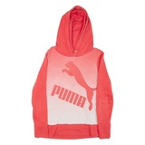 PUMA Womens Orange Hoodie L