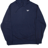 REEBOK Mens Blue Hoodie M