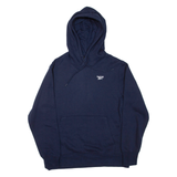 REEBOK Mens Blue Hoodie M