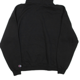 CHAMPION Mens Black Hoodie S