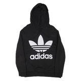 ADIDAS Womens Black Hoodie UK 22