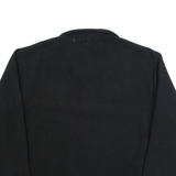 NAUTICA Mens Fleece Black 1/4 Zip L