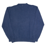 NAUTICA Mens Jumper Blue V-Neck Tight Knit XL