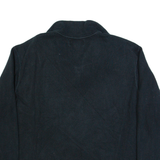 POLO RALPH LAUREN Mens Jumper Black 1/4 Zip Tight Knit XL