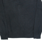 POLO RALPH LAUREN Mens Jumper Black V-Neck Tight Knit M