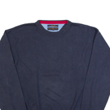 TOMMY HILFIGER Mens Jumper Blue Tight Knit XL