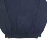 TOMMY HILFIGER Mens Jumper Blue Tight Knit XL