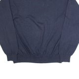 TOMMY HILFIGER Mens Jumper Blue Tight Knit XL