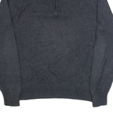 CALVIN KLEIN Mens Jumper Grey V-Neck Tight Knit XL