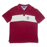 TOMMY HILFIGER Mens Polo Shirt Maroon XL