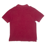 TOMMY HILFIGER Mens Polo Shirt Maroon XL