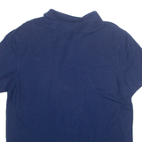 CALVIN KLEIN Mens Polo Shirt Blue Colourblock L