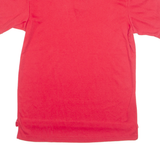 HANES Mens Polo Shirt Red 90s L