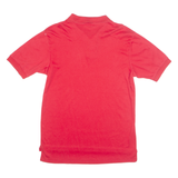 HANES Mens Polo Shirt Red 90s L