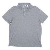 CALVIN KLEIN Slim Fit Mens Polo Shirt Grey L