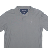 NAUTICA Mens Polo Shirt Grey L