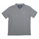 NAUTICA Mens Polo Shirt Grey L