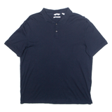 CALVIN KLEIN Mens Polo Shirt Blue L
