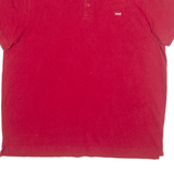 LEVI'S Mens Polo Shirt Red 2XL