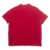 LEVI'S Mens Polo Shirt Red 2XL