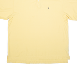 NAUTICA Mens Polo Shirt Yellow 2XL