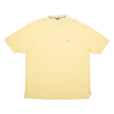 NAUTICA Mens Polo Shirt Yellow 2XL