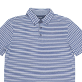 NAUTICA Mens Polo Shirt Blue Striped M