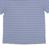 NAUTICA Mens Polo Shirt Blue Striped M