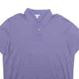 CALVIN KLEIN Mens Polo Shirt Blue Striped 2XL
