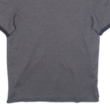 CALVIN KLEIN Mens Polo Shirt Grey Striped M
