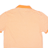 TOMMY HILFIGER Slim Fit Mens Polo Shirt Orange Striped 2XL
