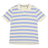 NAUTICA Slim Fit Mens Polo Shirt Yellow Colourblock XL
