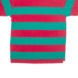 ST JOHNS BAY Mens Polo Shirt Red 90s Colourblock L