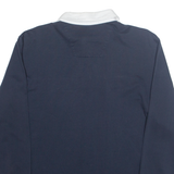 NAUTICA Mens Polo Shirt Blue Long Sleeve M