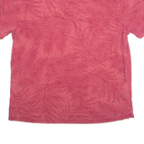 TOMMY BAHAMA Hawaiian Style Mens Polo Shirt Red 90s Floral XL