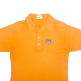 LOGO SCUBA Mens Polo Shirt Orange 90s S