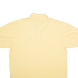 CROSS CREEK Mens Polo Shirt Yellow 90s XL
